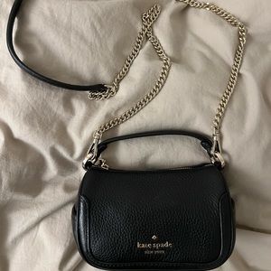 Kate Spade black mini crossbody bag